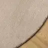 Paklājs Huarte, Īsa Spalva, Mīksts, Mazgājams, Smilšu, Ø 100 Cm Vidaxl