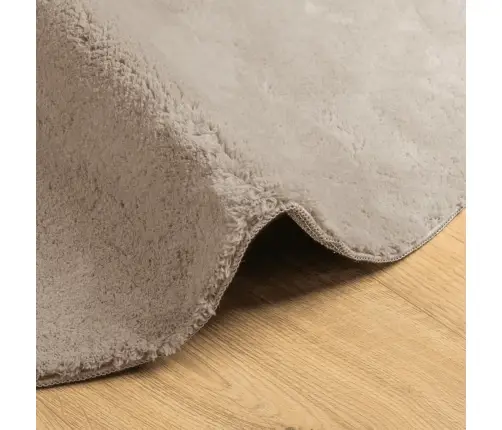 Vaip "Huarte", Lühikese Narmaga, Pestav, Liivakarva, Ø 120 Cm