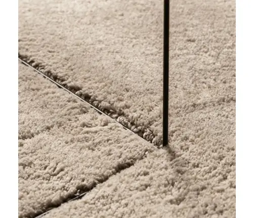 Vaip "Huarte", Lühikese Narmaga, Pestav, Liivakarva, Ø 120 Cm