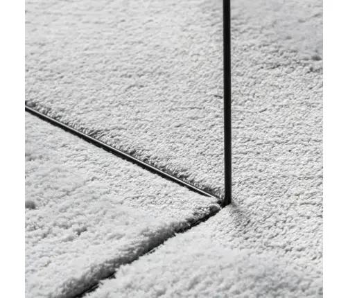 Paklājs Huarte, Īsa Spalva, Mīksts, Mazgājams, Pelēks 160X160Cm Vidaxl