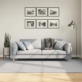 Paklājs Huarte, Īsa Spalva, Mīksts, Mazgājams, Pelēks 160X230Cm Vidaxl