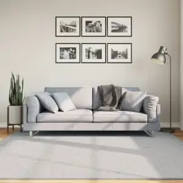 Paklājs Huarte, Īsa Spalva, Mīksts, Mazgājams, Pelēks,200X200Cm Vidaxl