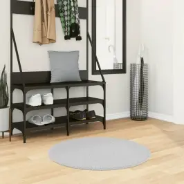 Paklājs Huarte, Īsa Spalva, Mīksts, Mazgājams, Pelēks, Ø 80 Cm Vidaxl Paklājs Huarte, Īsa Spalva, Mīksts, Mazgājams, Pelēks, Ø 80 Cm Vidaxl