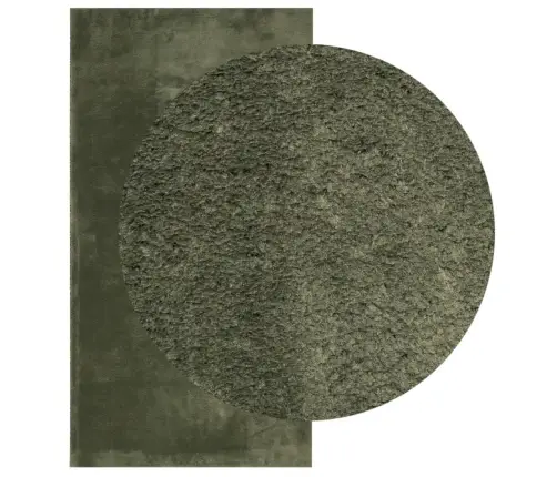 Paklājs Huarte, Īsa Spalva, Mīksts, Mazgājams, Zaļš, 80X150 Cm Vidaxl