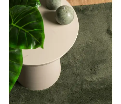 Paklājs Huarte, Īsa Spalva, Mīksts, Mazgājams, Zaļš, 80X250 Cm Vidaxl