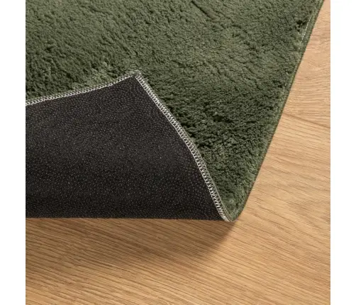 Paklājs Huarte, Īsa Spalva, Mīksts, Mazgājams, Zaļš, 240X240 Cm Vidaxl