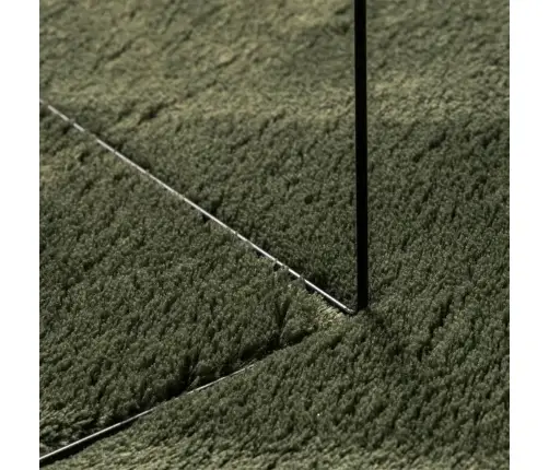 Paklājs Huarte, Īsa Spalva, Mīksts, Mazgājams, Zaļš, 240X240 Cm Vidaxl