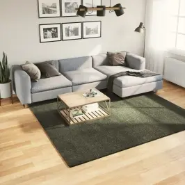 Paklājs Huarte, Īsa Spalva, Mīksts, Mazgājams, Zaļš, 240X240 Cm Vidaxl Paklājs Huarte, Īsa Spalva, Mīksts, Mazgājams, Zaļš, 240X240 Cm Vidaxl