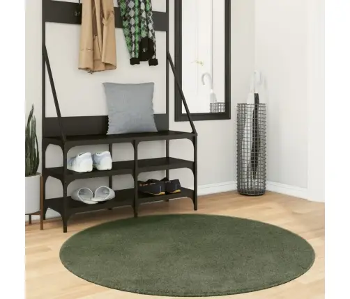 Kilimas Huarte, Žalias, 120cm Trumpi Šereliai