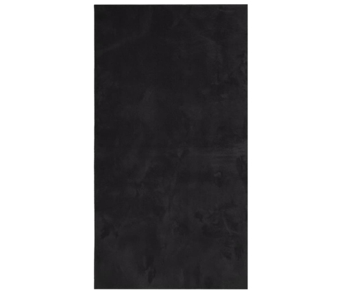 Paklājs Huarte, Īsa Spalva, Mīksts, Mazgājams, Melns, 80X150 Cm Vidaxl
