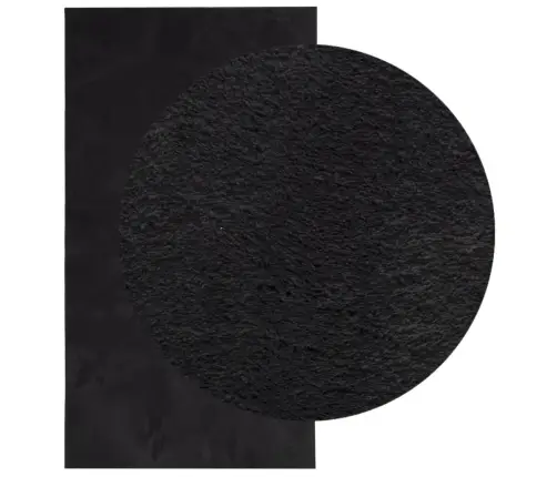 Kilimas Huarte, Juodas, 80X150cm Trumpi Šereliai