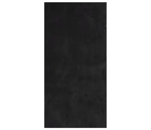 Paklājs Huarte, Īsa Spalva, Mīksts, Mazgājams, Melns, 100X200Cm Vidaxl