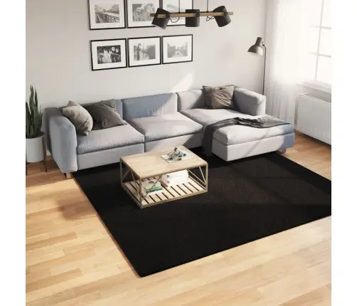 Kilimas Huarte, Juodas, 240X240cm Trumpi Šereliai Kilimas Huarte, Juodas, 240X240cm Trumpi Šereliai