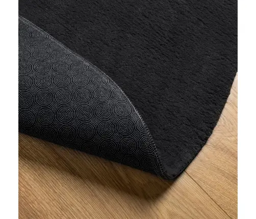 Kilimas Huarte, Juodas, 80cm Trumpi Šereliai