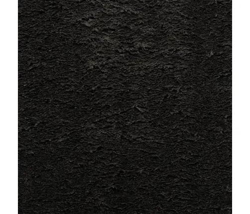 Paklājs Huarte, Īsa Spalva, Mīksts, Mazgājams, Melns, Ø 100 Cm Vidaxl