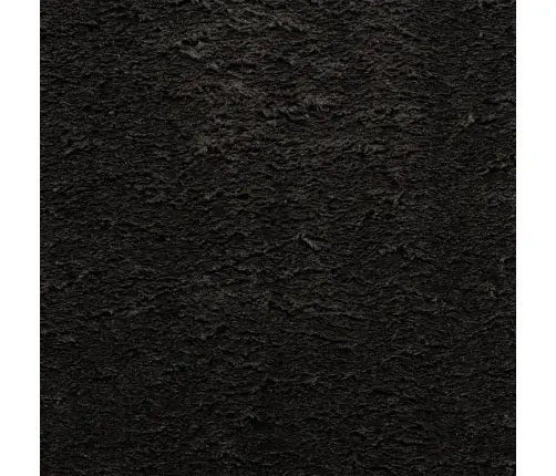 Paklājs Huarte, Īsa Spalva, Mīksts, Mazgājams, Melns, Ø 160 Cm Vidaxl