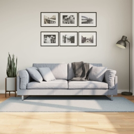 Vaip Huarte, Lühikese Narmaga, Pestav, Sinine, 100X200 Cm