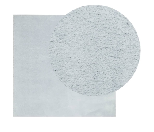 Paklājs Huarte, Īsa Spalva, Mīksts, Mazgājams, Zils, 160X160 Cm Vidaxl