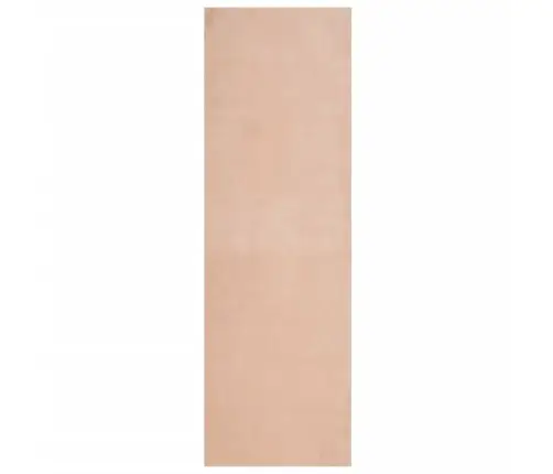 Paklājs Huarte, Īsa Spalva, Mīksts, Mazgājams, Sārts, 80X250 Cm Vidaxl