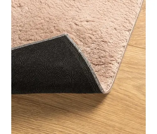 Paklājs Huarte, Īsa Spalva, Mīksts, Mazgājams, Sārts, 80X250 Cm Vidaxl