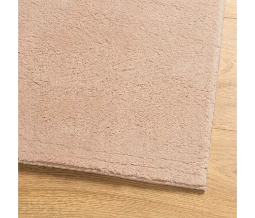 Paklājs Huarte, Īsa Spalva, Mīksts, Mazgājams, Sārts, 100X200Cm Vidaxl