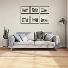 Paklājs Huarte, Īsa Spalva, Mīksts, Mazgājams, Sārts, 100X200Cm Vidaxl