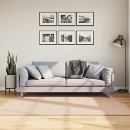 Kilimas Huarte, Rausvos Spalvos, 160X160cm Trumpi Šereliai