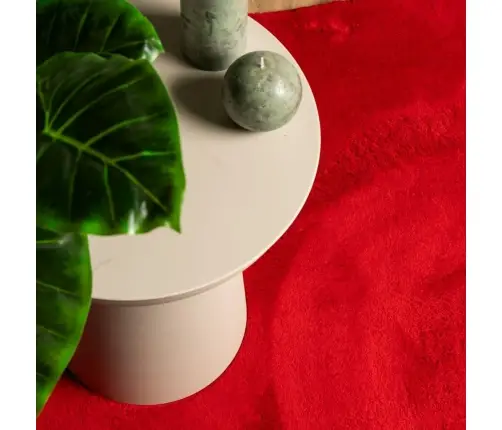 Kilimas Huarte, Raudonos Spalvos, 160X160cm Trumpi Šereliai Kilimas Huarte, Raudonos Spalvos, 160X160cm Trumpi Šereliai