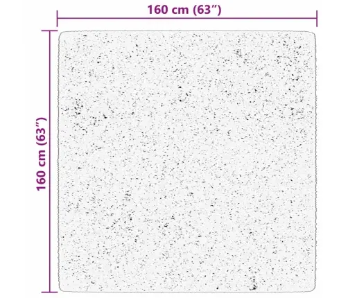 Kilimas Huarte, Raudonos Spalvos, 160X160cm Trumpi Šereliai Kilimas Huarte, Raudonos Spalvos, 160X160cm Trumpi Šereliai