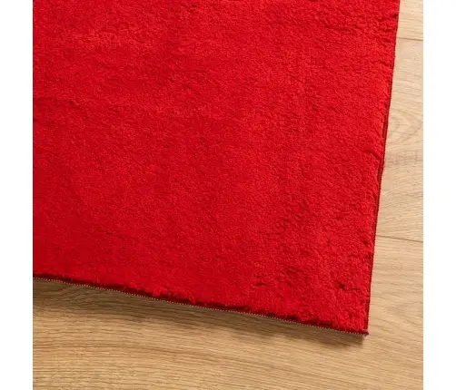 Vaip Huarte, Lühikese Narmaga, Pestav, Punane, 160X230 Cm