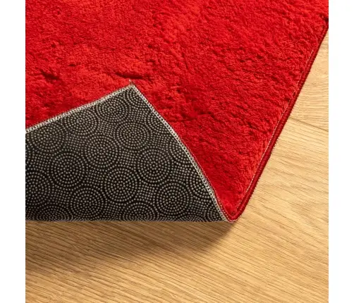 Vaip Huarte, Lühikese Narmaga, Pestav, Punane, 160X230 Cm