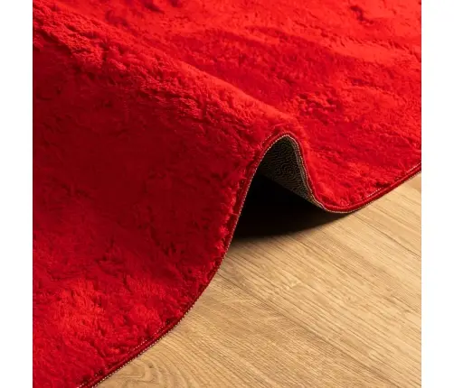 Vaip Huarte, Lühikese Narmaga, Pestav, Punane, 160X230 Cm