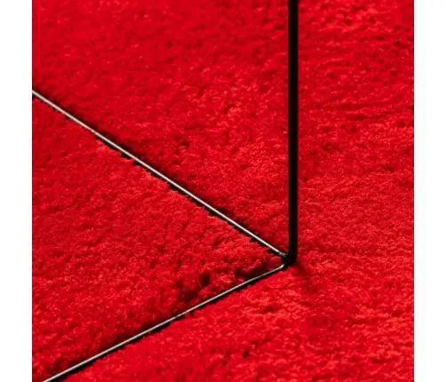 Vaip Huarte, Lühikese Narmaga, Pestav, Punane, 160X230 Cm