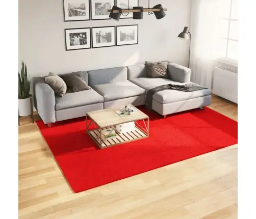 Kilimas Huarte, Raudonos Spalvos, 200X280cm Trumpi Šereliai Kilimas Huarte, Raudonos Spalvos, 200X280cm Trumpi Šereliai