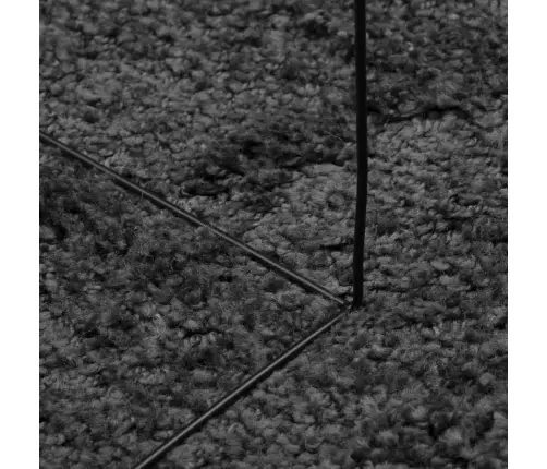 Paklājs Pamplona, 100X200 Cm, Shaggy, Moderns, Antracītpelēks Vidaxl