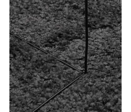 Kõrge Narmaga Shaggy Vaip "Pamplona", Antratsiithall 160X230 Cm