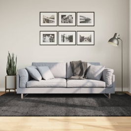 Paklājs Pamplona, 160X230 Cm, Shaggy, Moderns, Antracītpelēks Vidaxl