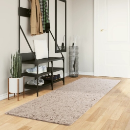 Paklājs Pamplona, 80X250 Cm, Shaggy, Moderns, Bēšs Vidaxl