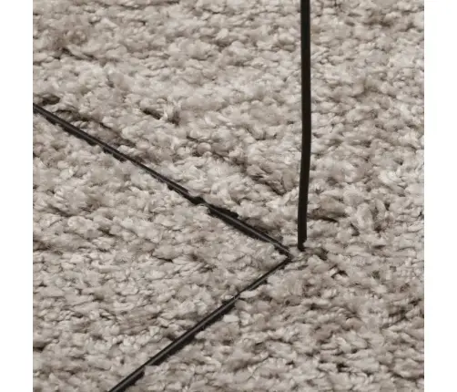 Paklājs Pamplona, 100X200 Cm, Shaggy, Moderns, Bēšs Vidaxl