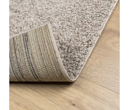 Kõrge Narmaga Shaggy Vaip, Beež, 120X170 Cm