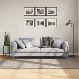 Paklājs Pamplona, 140X200 Cm, Shaggy, Moderns, Bēšs Vidaxl