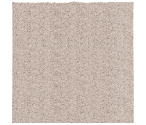 Paklājs Pamplona, 160X160 Cm, Shaggy, Moderns, Bēšs Vidaxl