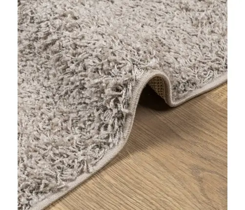 Paklājs Pamplona, 160X160 Cm, Shaggy, Moderns, Bēšs Vidaxl