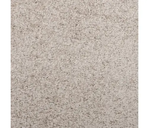 Paklājs Pamplona, 160X160 Cm, Shaggy, Moderns, Bēšs Vidaxl