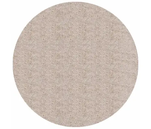 Shaggy Kilimas Pamplona, Smėlio, 100Cm Skersmens