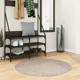 Paklājs Pamplona, Ø 100 Cm, Shaggy, Moderns, Bēšs Vidaxl