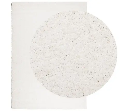 Shaggy Kilimas Pamplona, Kreminis, 160X230cm Aukšti Šereliai