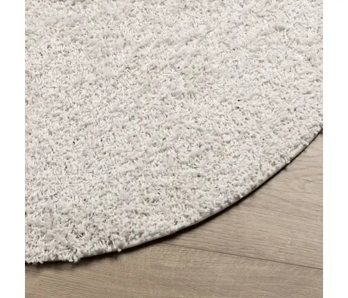 Paklājs Pamplona, Ø 80 Cm, Shaggy, Moderns, Krēmkrāsu Vidaxl