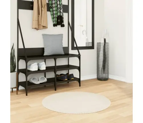 Paklājs Pamplona, Ø 80 Cm, Shaggy, Moderns, Krēmkrāsu Vidaxl