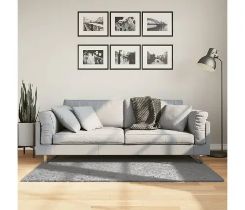 Paklājs Pamplona, 80X150 Cm, Shaggy, Moderns, Pelēks Vidaxl